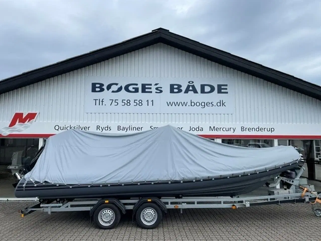 Billede 6 - Eagle 6,7 RIB med F225 hk Mercury-EFI 4 takt DS XL V6 3,4L og 2.000 kg Brenderup bådtrailer.