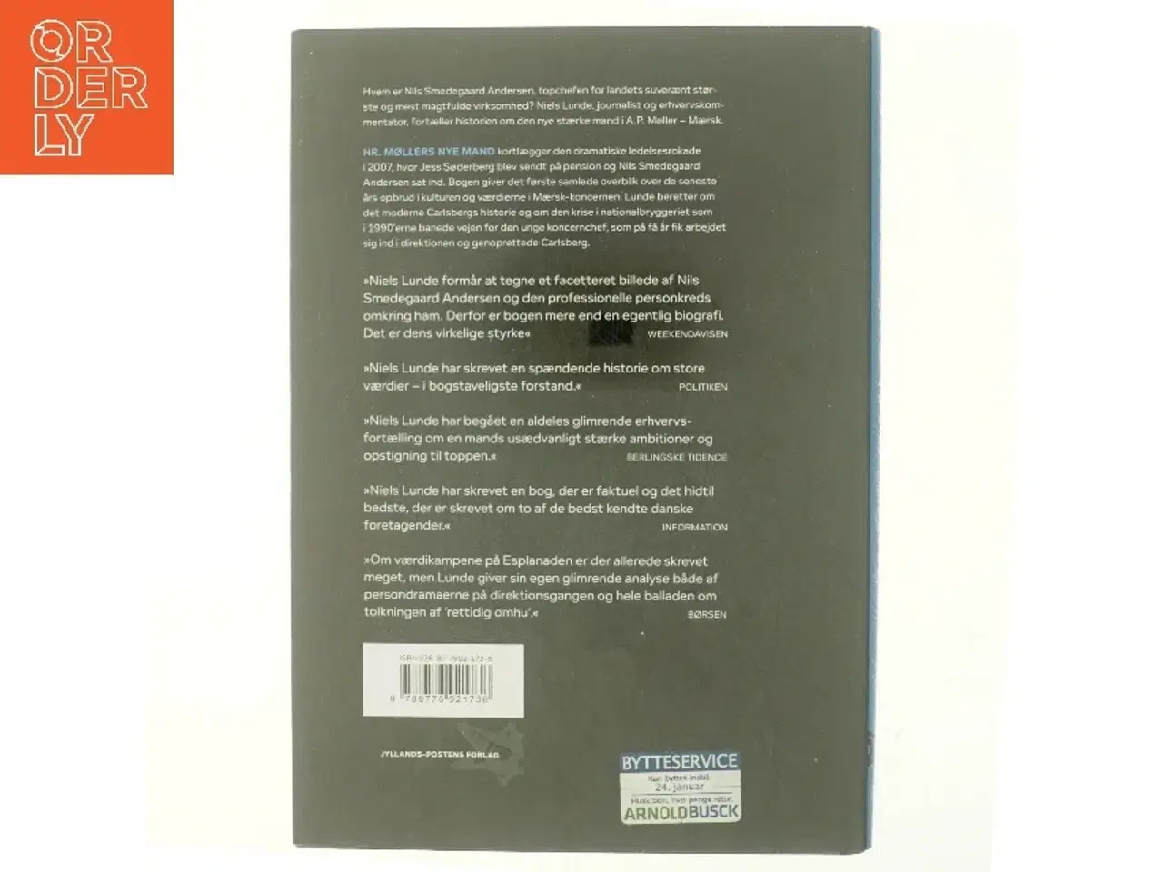 Billede 3 - Hr. Møllers nye mand : Nils Smedegaards revolution på Esplanaden - og på Carlsberg af Niels Lunde (Bog)