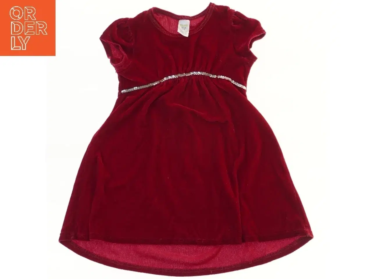 Billede 1 - Rød fløjls kjole fra Friends (str. 98)