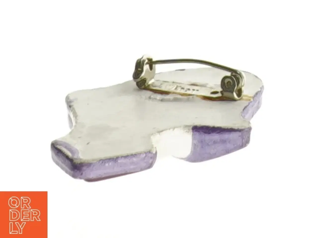 Billede 2 - Art Deco Damehoved med Hat Broche fra Knorr (str. 5 x 4 cm)