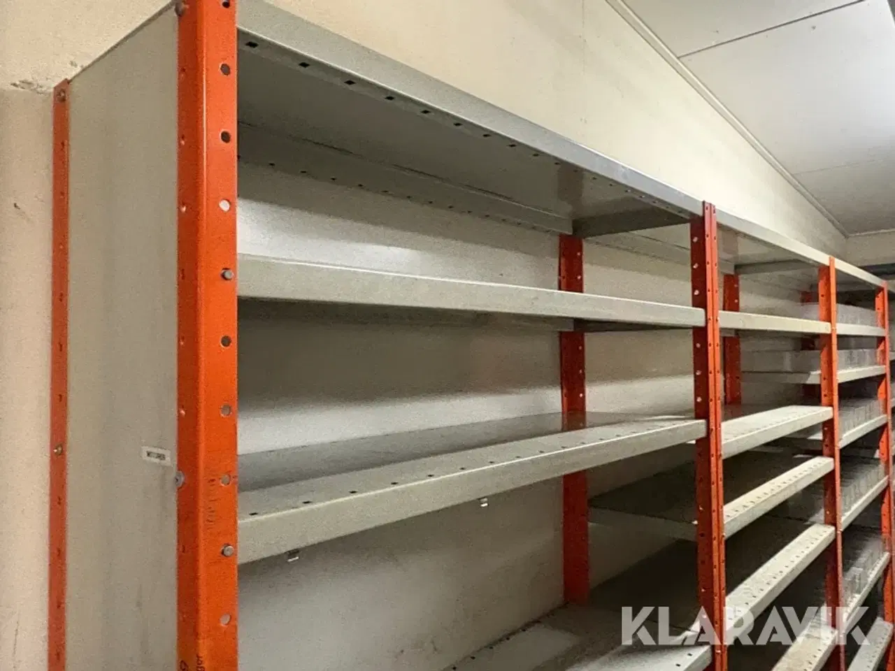 Billede 5 - Værkstedsreoler 23 sektioner +skab