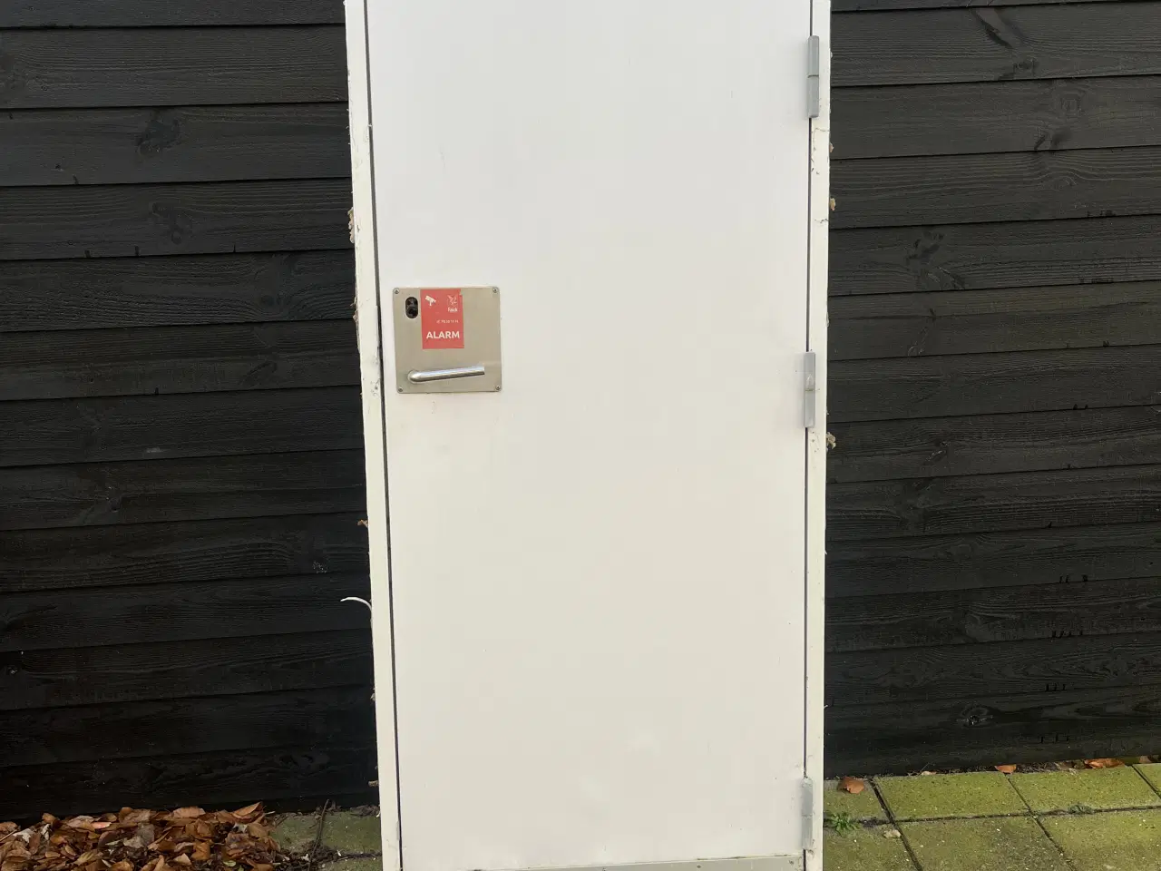 Billede 1 - Hoveddør med karm 198 x 79 tre punkt låsepal 