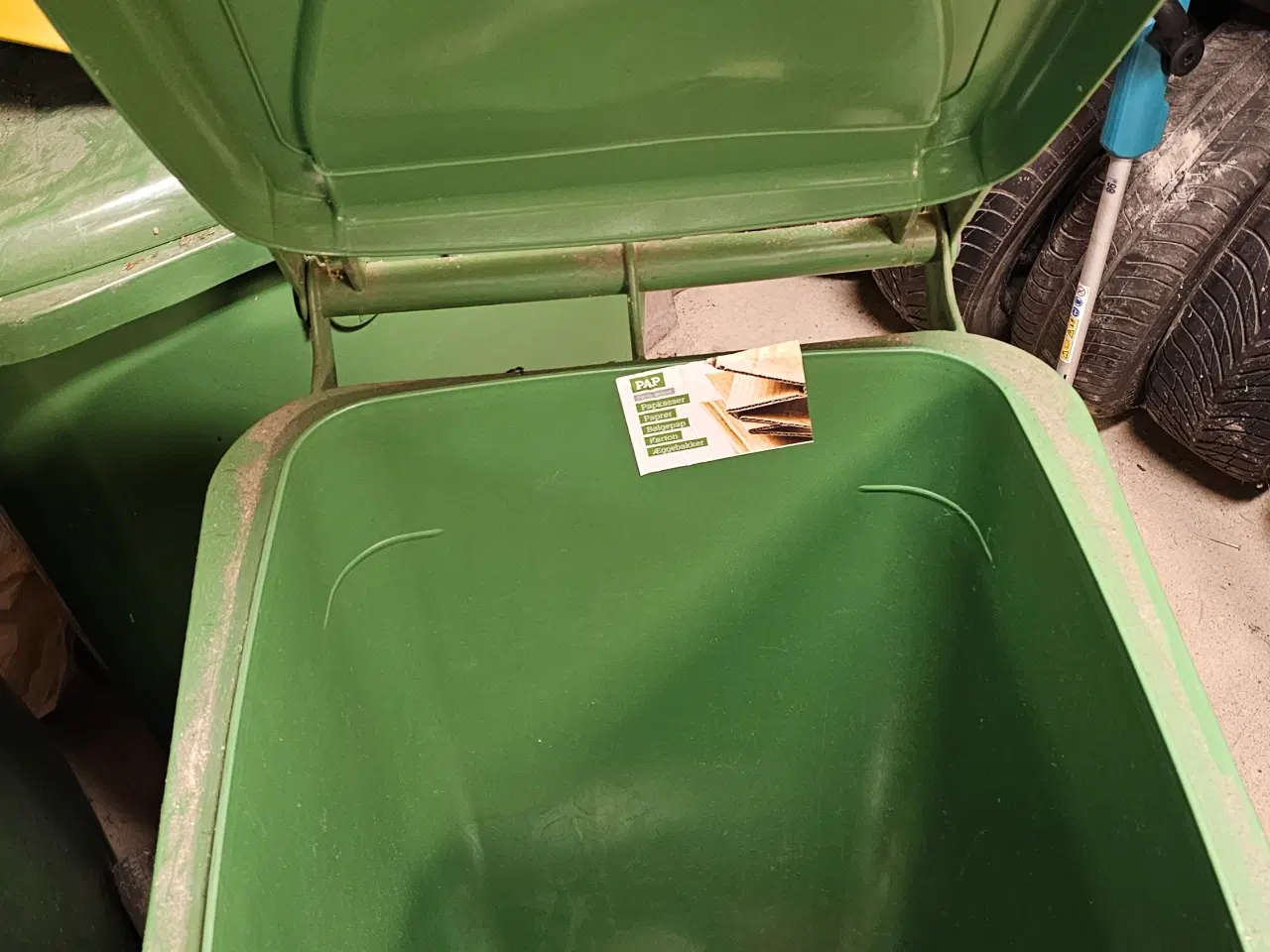 Billede 1 - Affaldsbeholder 180 liter 90 kg