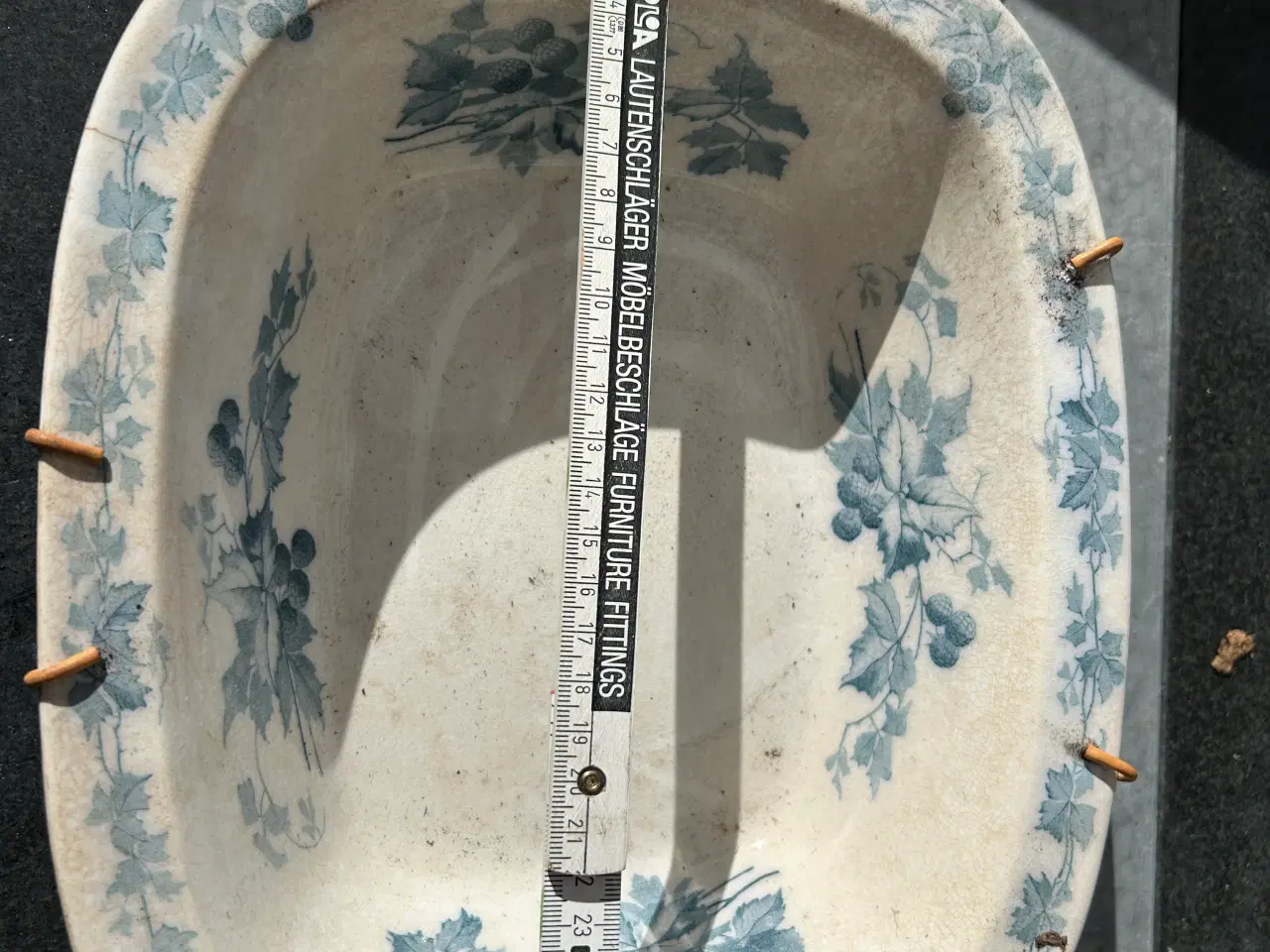 Billede 4 - Muselmalet diverse fad og tallerkener