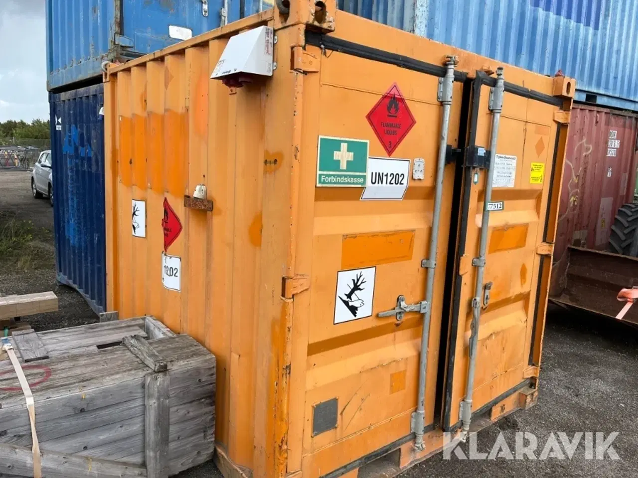 Billede 2 - Container Dancontainer 8Fod Med 1000liter tank