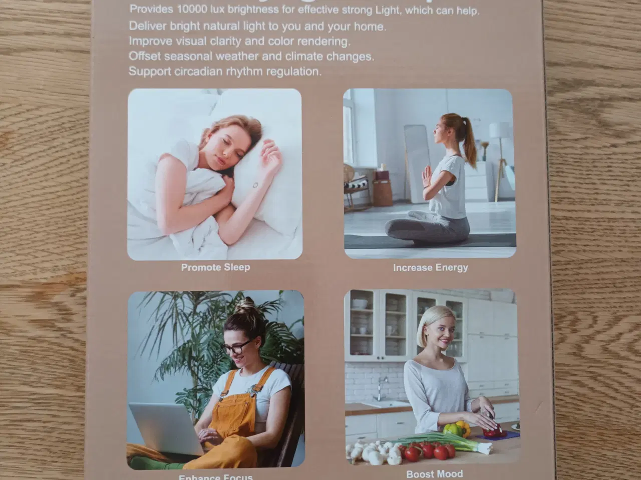 Billede 2 - Lys-terapi lampe, JSK-W01, bedre mental sundhed.