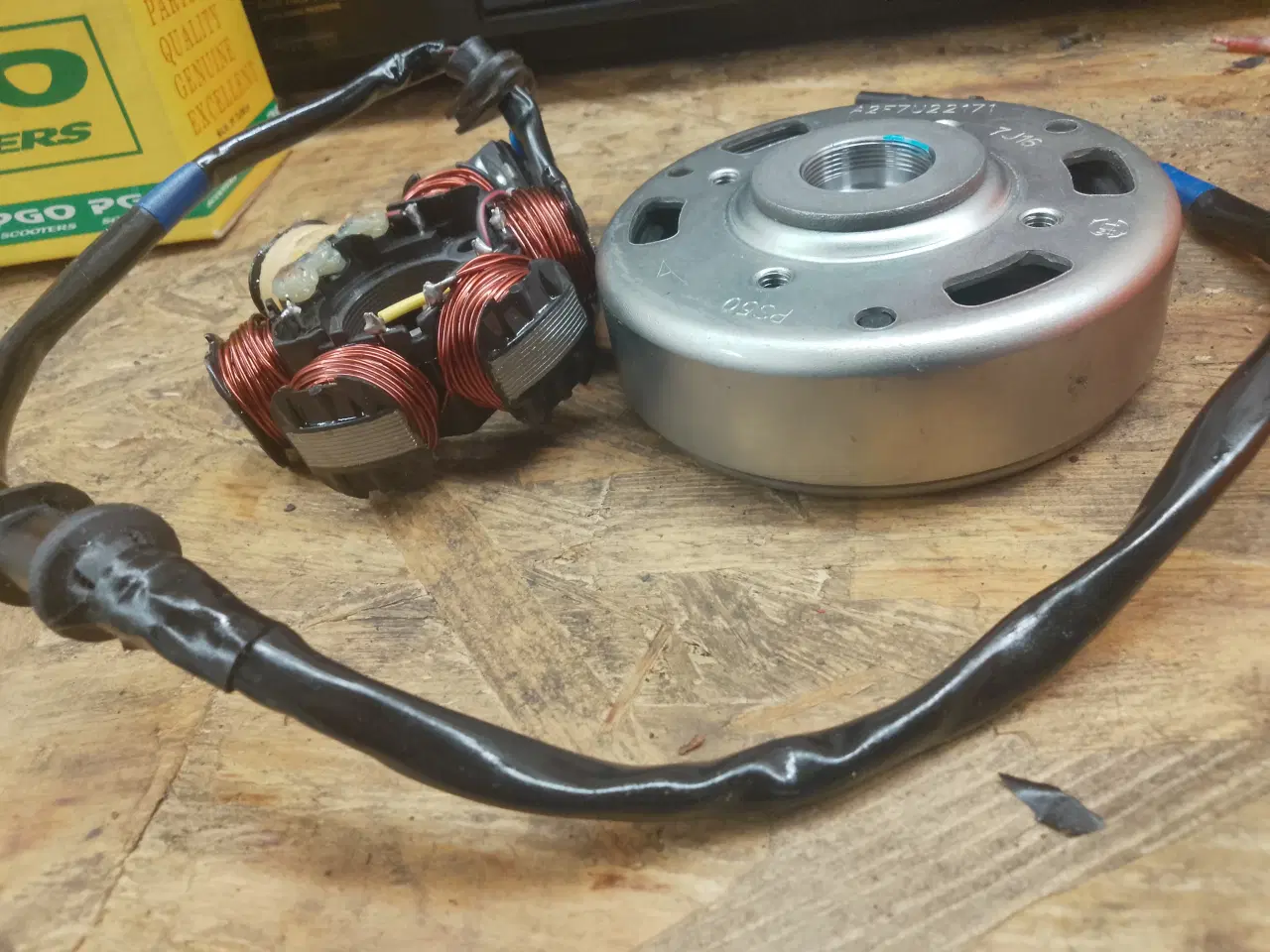 Billede 4 - Helt ny stator med svinghjul til pgo