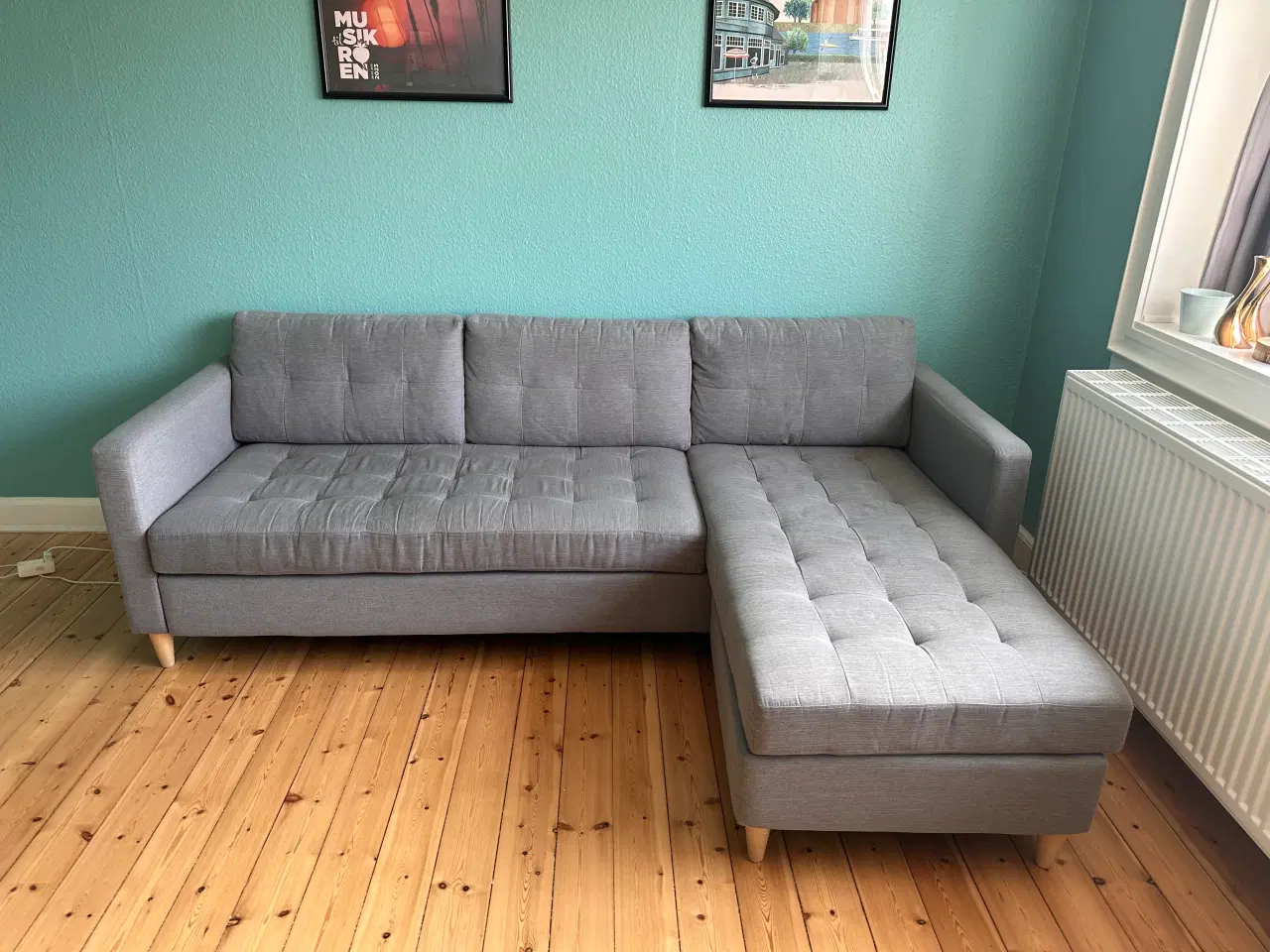Billede 1 - Sofa med chaiselong