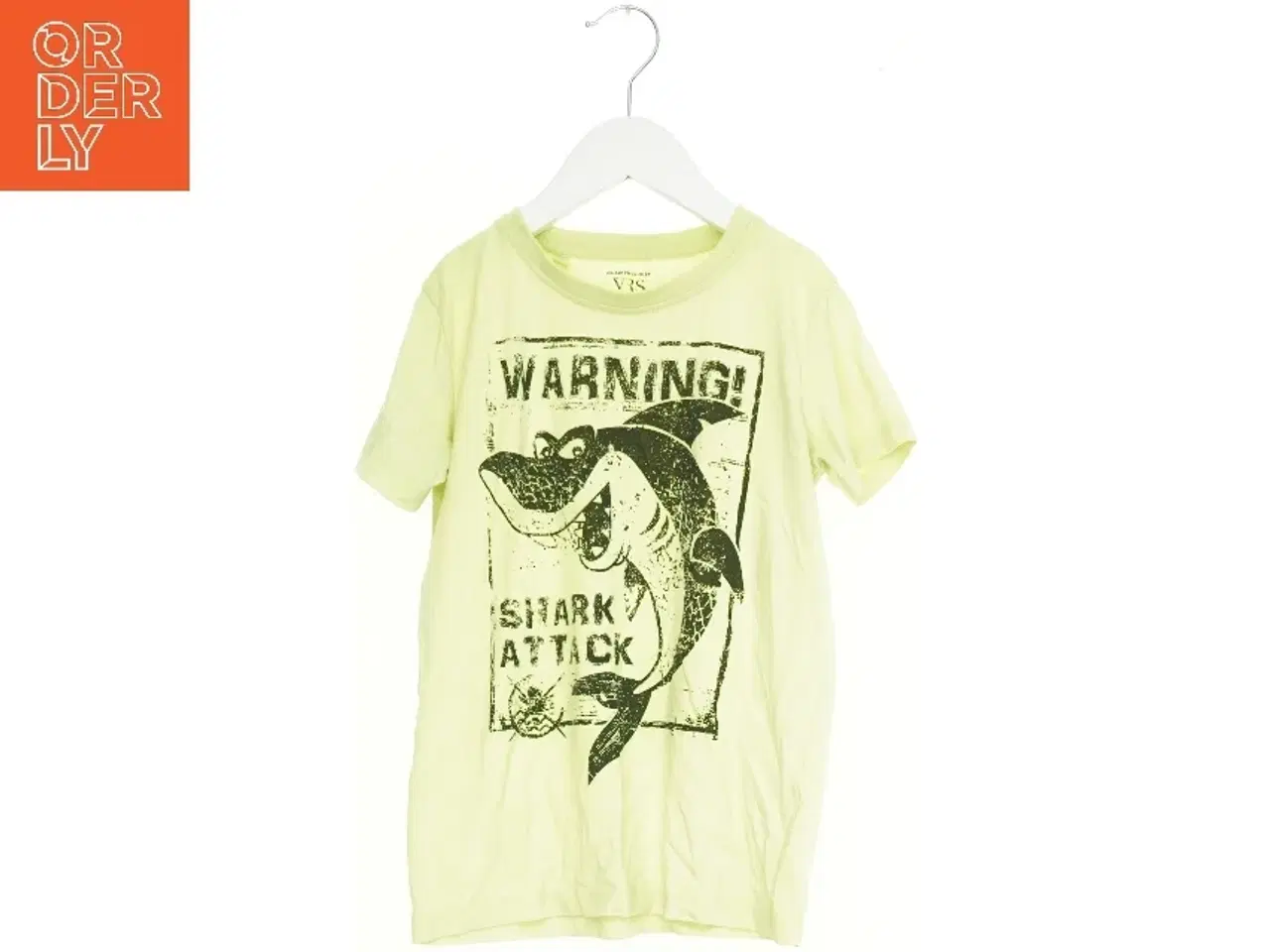 Billede 1 - Børne T-shirt med hajmotiv fra VRS (str. 140)