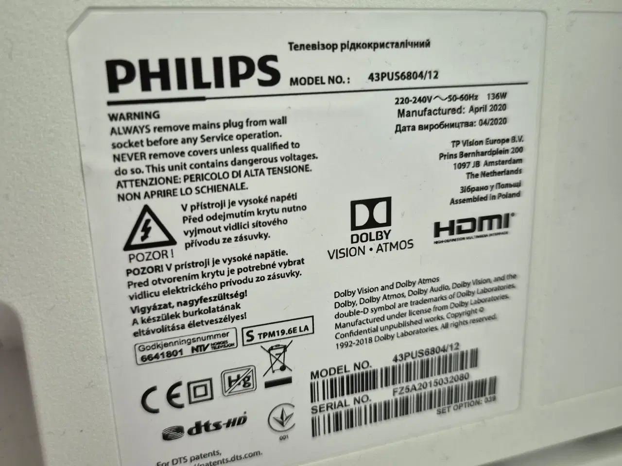 Billede 2 - Philips 43" TV