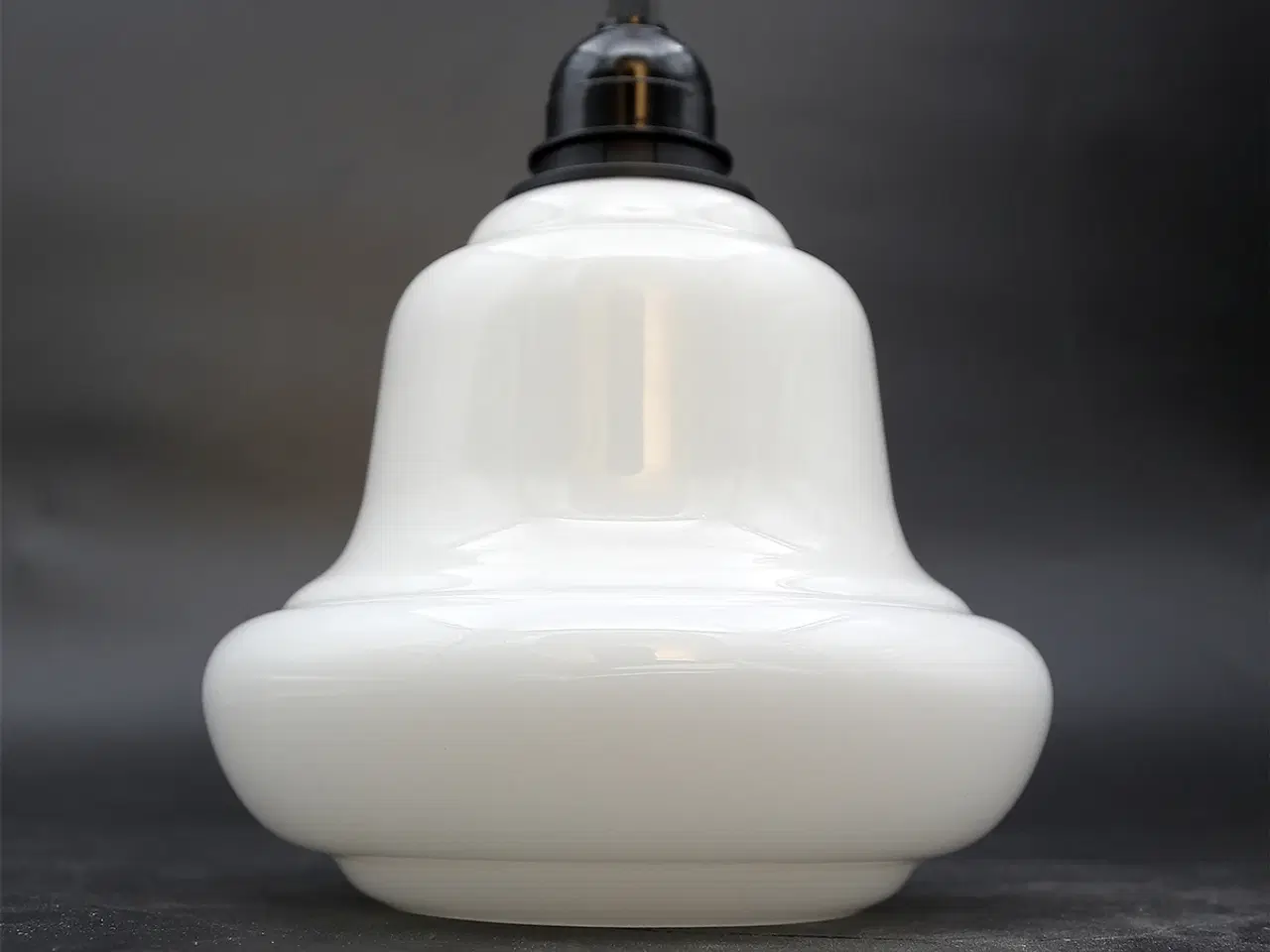 Billede 4 - Opal glasskærm fra 1950–60’erne genanvendt som pen