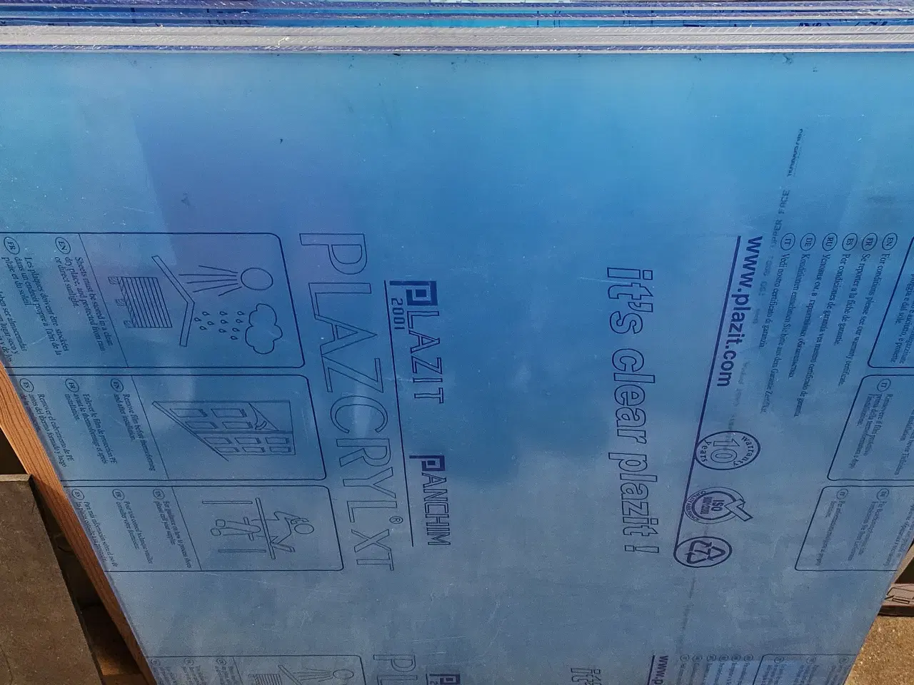 Billede 1 - Akryl/plexiglas 80x98 cm 7mm