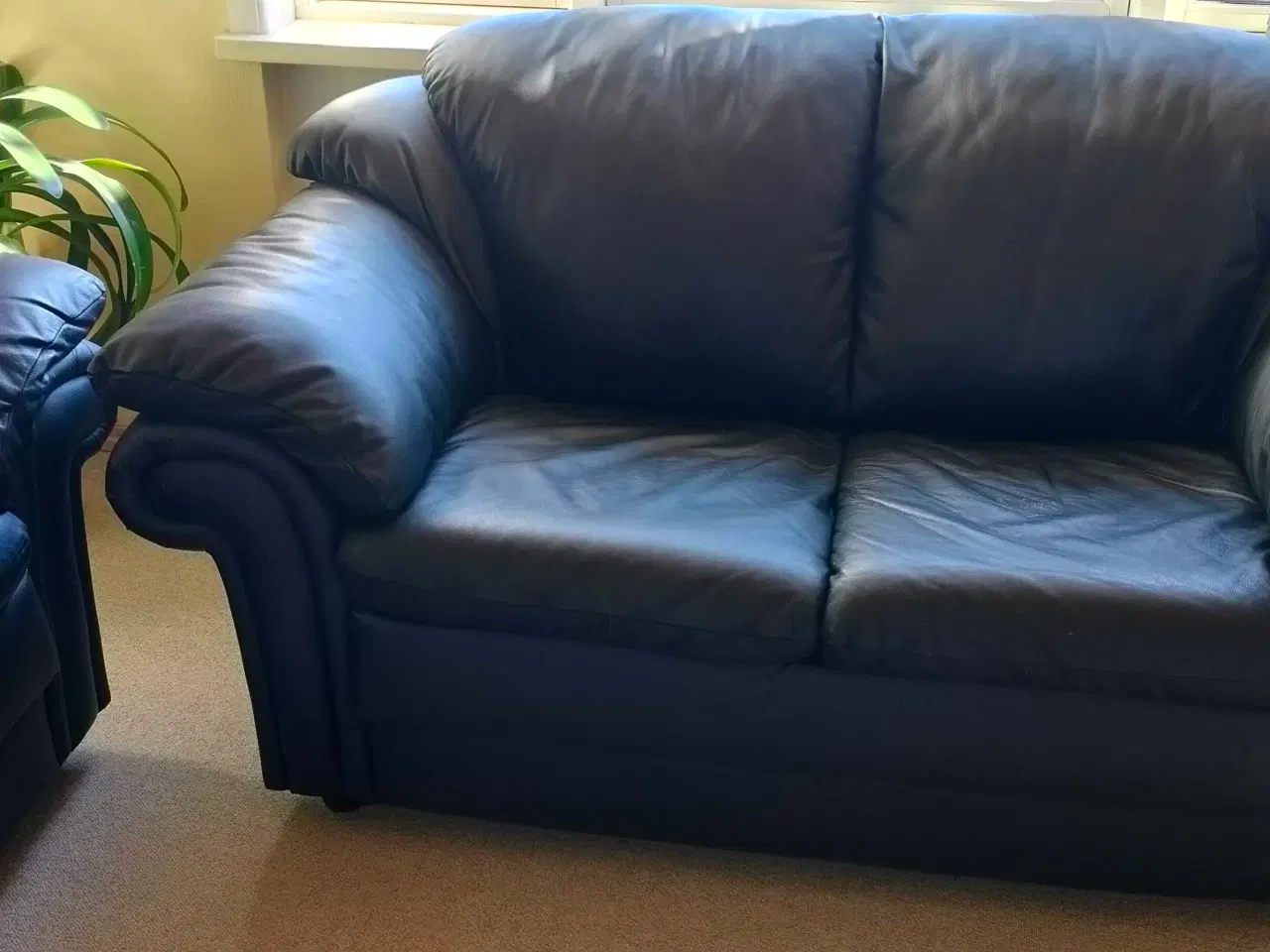 Billede 2 - Lædersofaer 3+2, røgfrit hjem