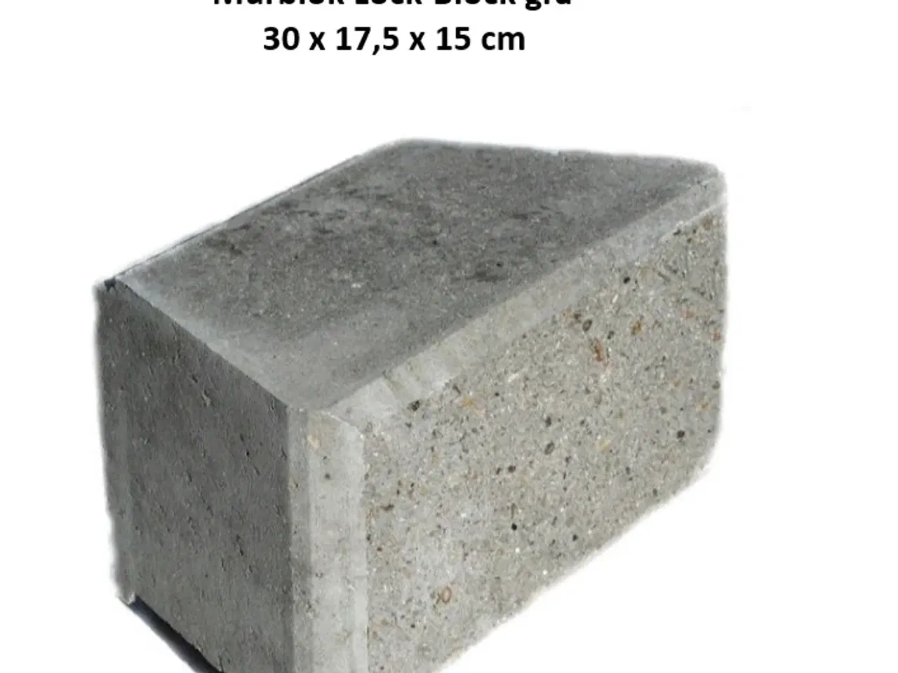 Billede 1 - Købes -  Murblok Lock-Block grå