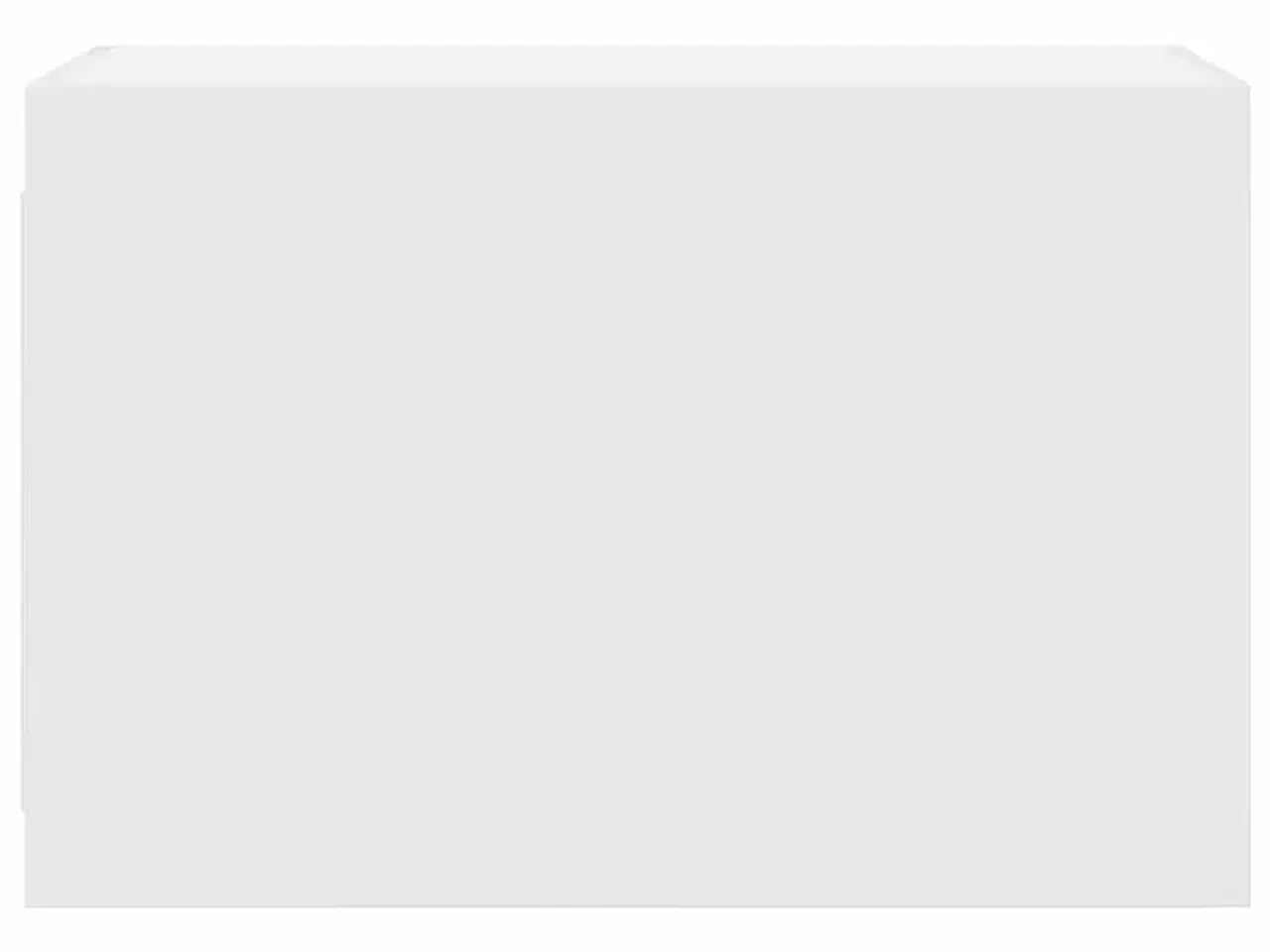 Billede 4 - Væghængt badeværelsesskab 60x25x40 cm konstrueret træ hvid