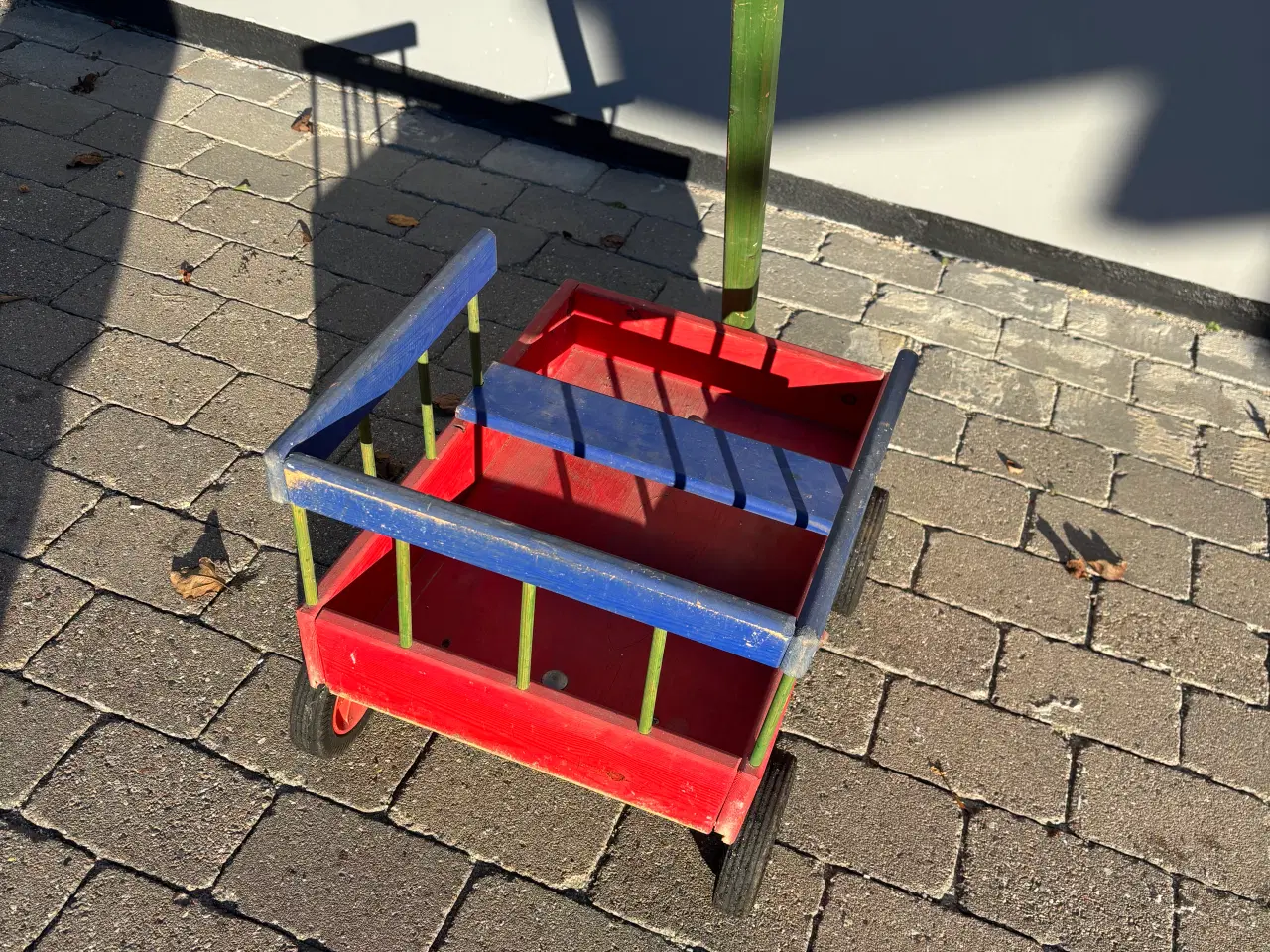 Billede 3 - Julle’s Trækvogn i Farverne Rød/Blå/Grøn