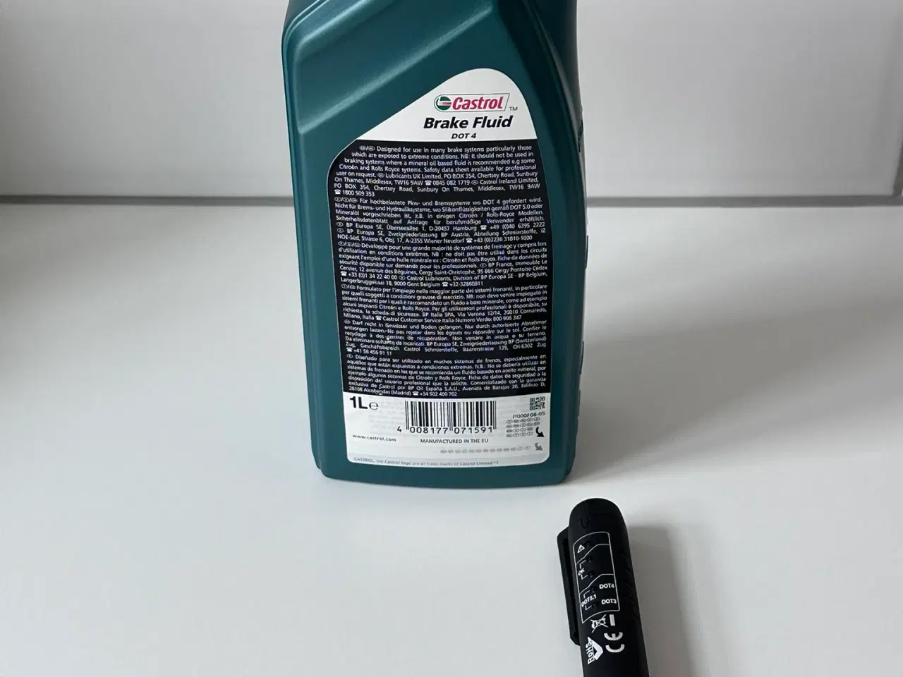 Billede 4 - Bremsevæsketester + Castrol DOT 4 bremsevæske 1L –