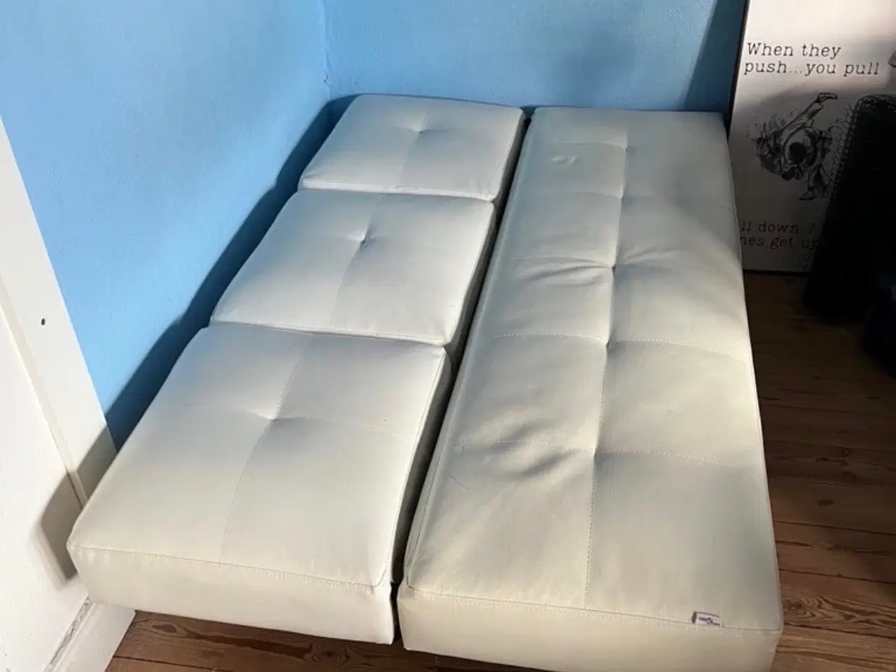 Billede 3 - Sovesofa i læder 