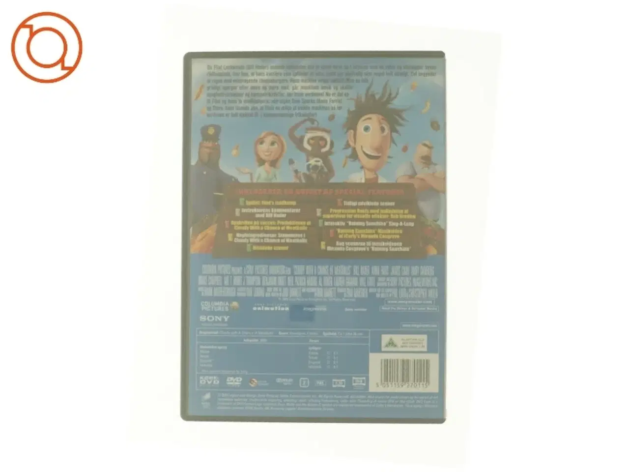 Billede 3 - Det Regner med Frikadeller (Cloudy with a Chance of Meatballs) fra DVD