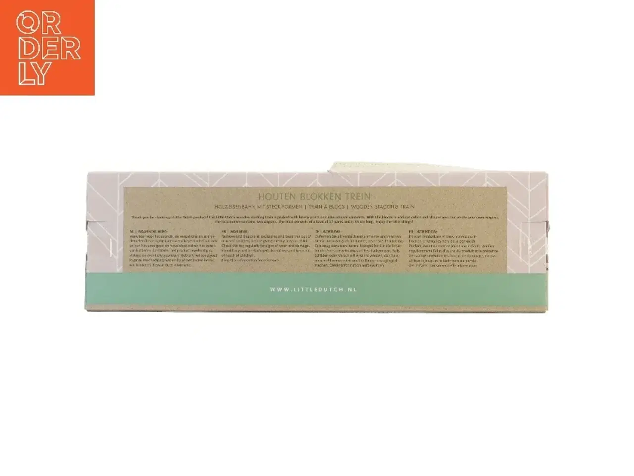 Billede 3 - Træ stabeltårn tog fra Little Dutch (str. 44x13x8,5 cm)