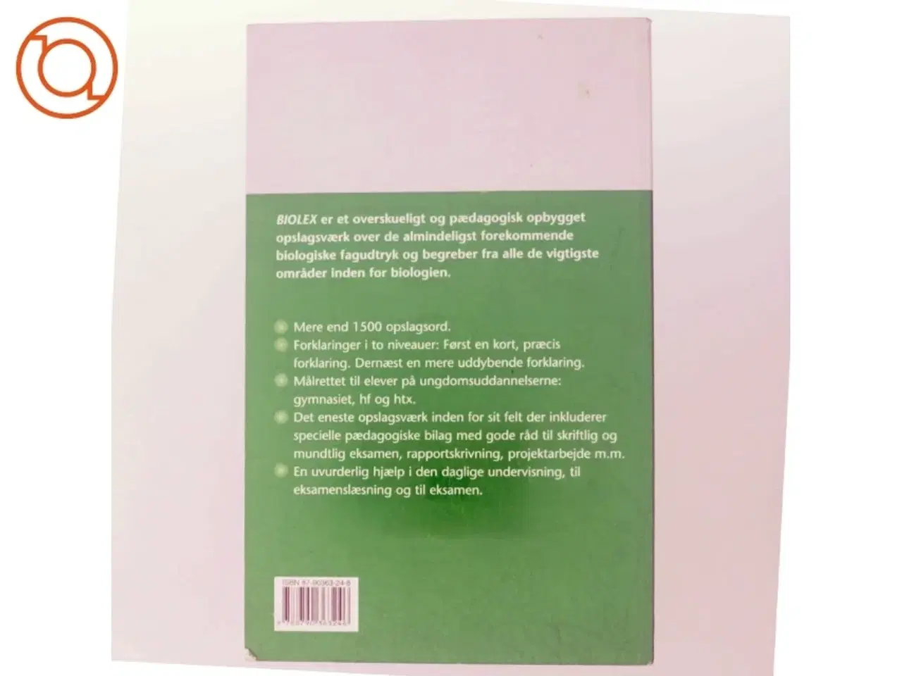 Billede 3 - Biolex : biologisk leksikon for ungdomsuddannelserne (Bog)