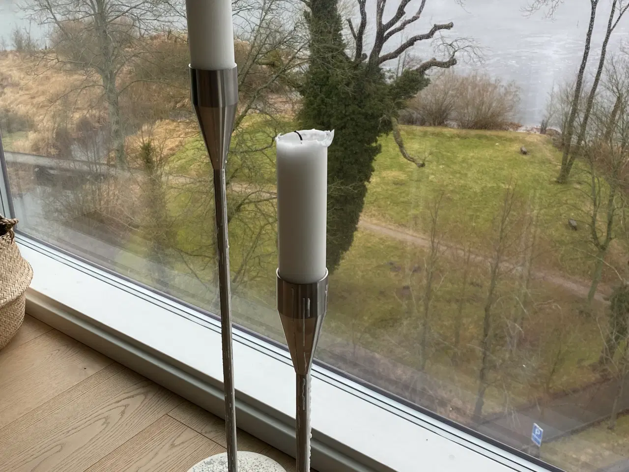 Billede 1 - Piet Hein Gulv Lysestager 2 stk.