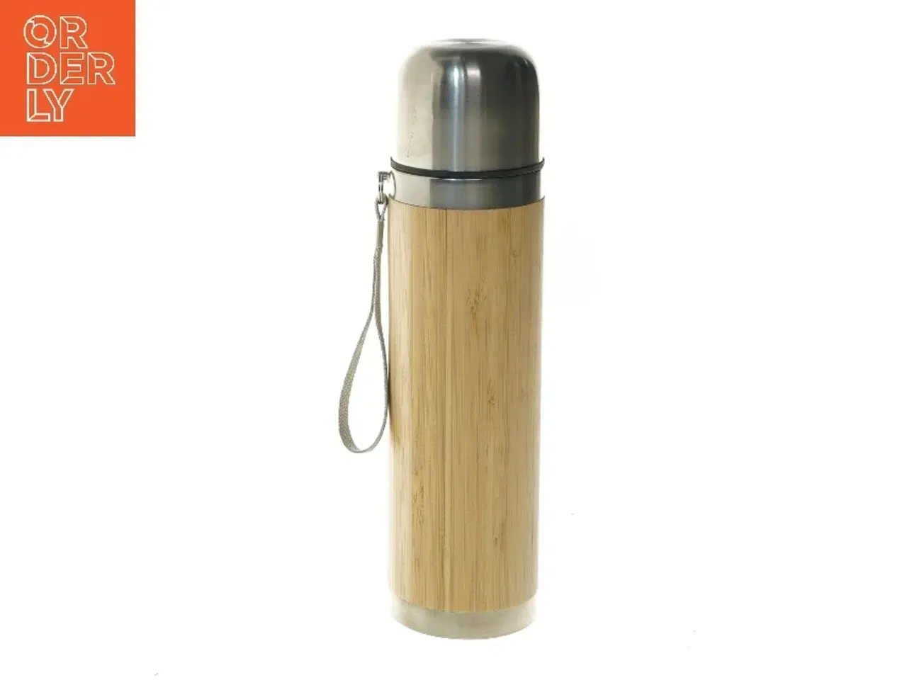 Billede 1 - Termoflaske i bambus og rustfrit stål (str. 25 cm)
