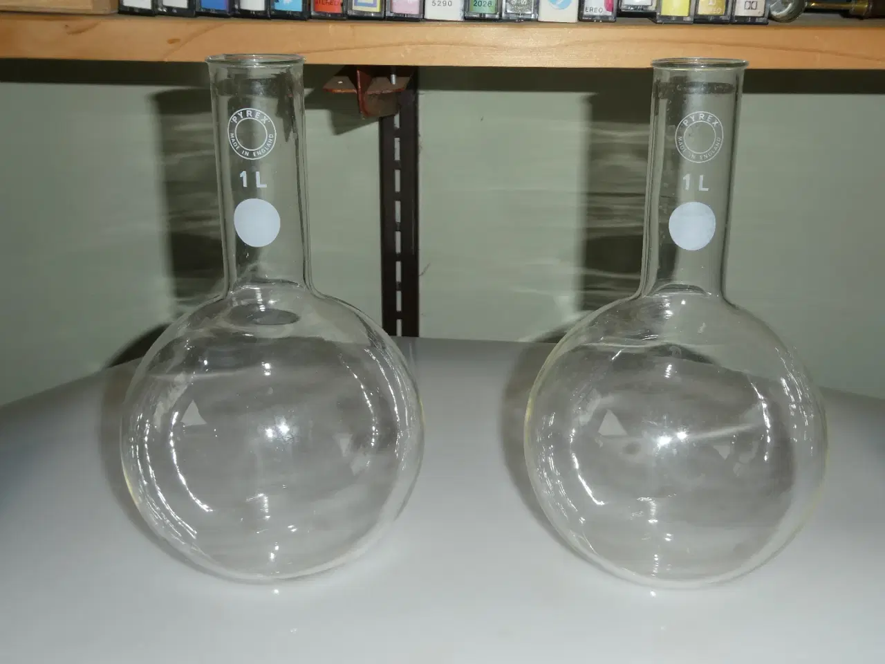Billede 1 - Glaskolber til kemi