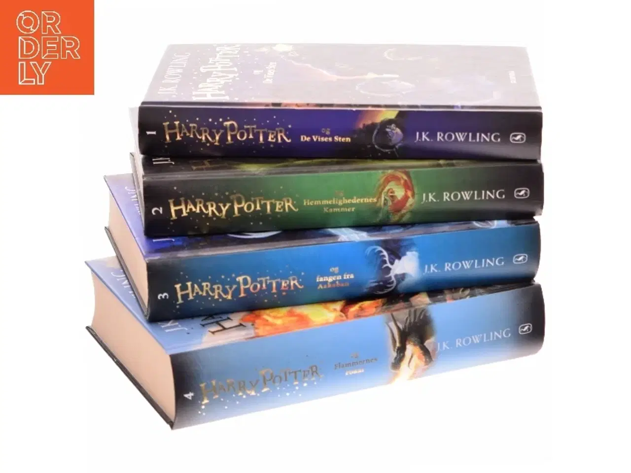 Billede 2 - Harry Potter 4 første bøger i serie af JK Rowling (Bog)