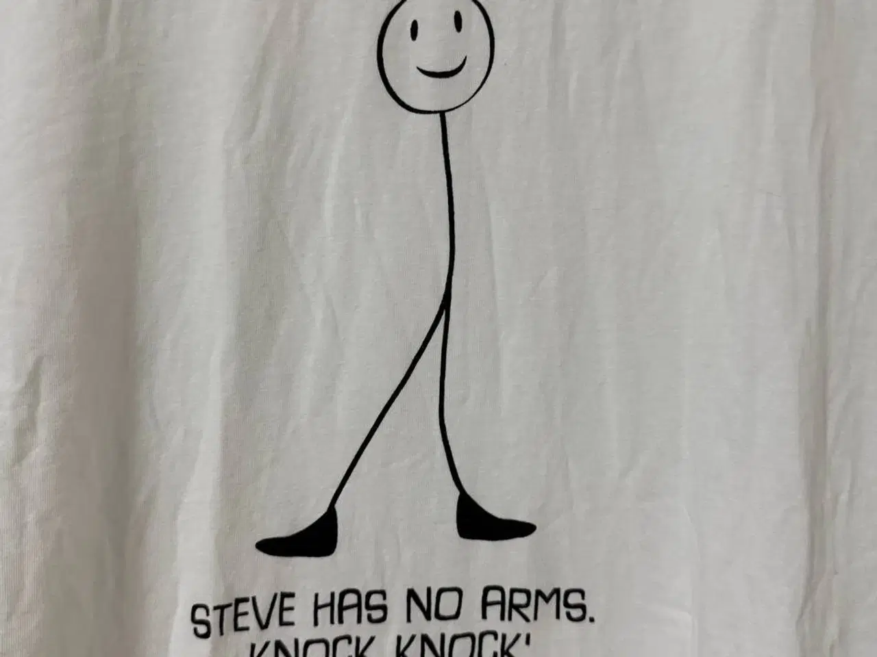 Billede 2 - Sjov Steve T-shirt – str. M