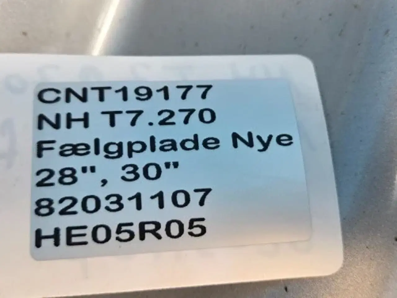 Billede 11 - New Holland T7.270 Fælgplade 82031107