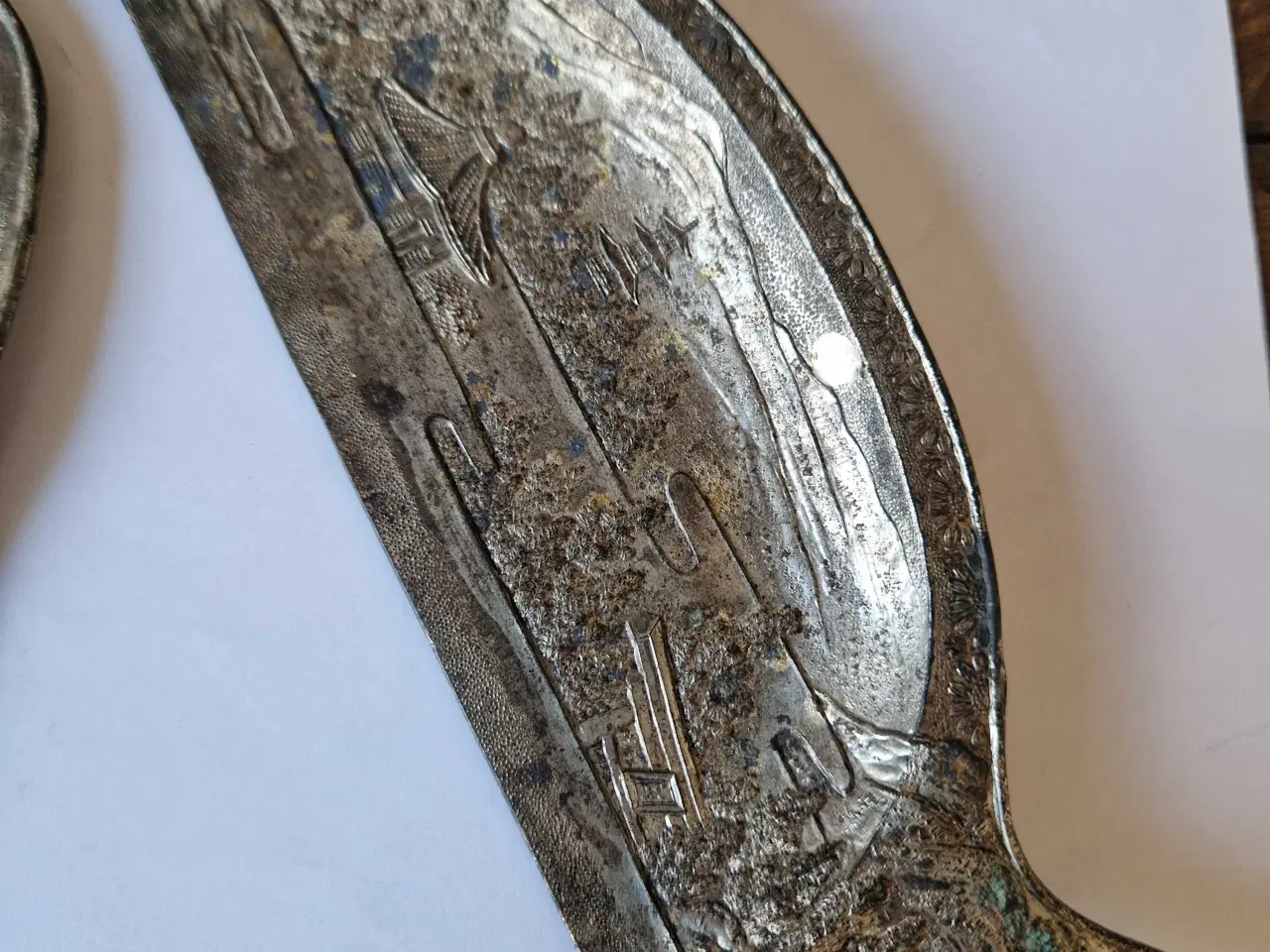 Billede 3 - Antik Krummesæt/støvfanger fra Japan 