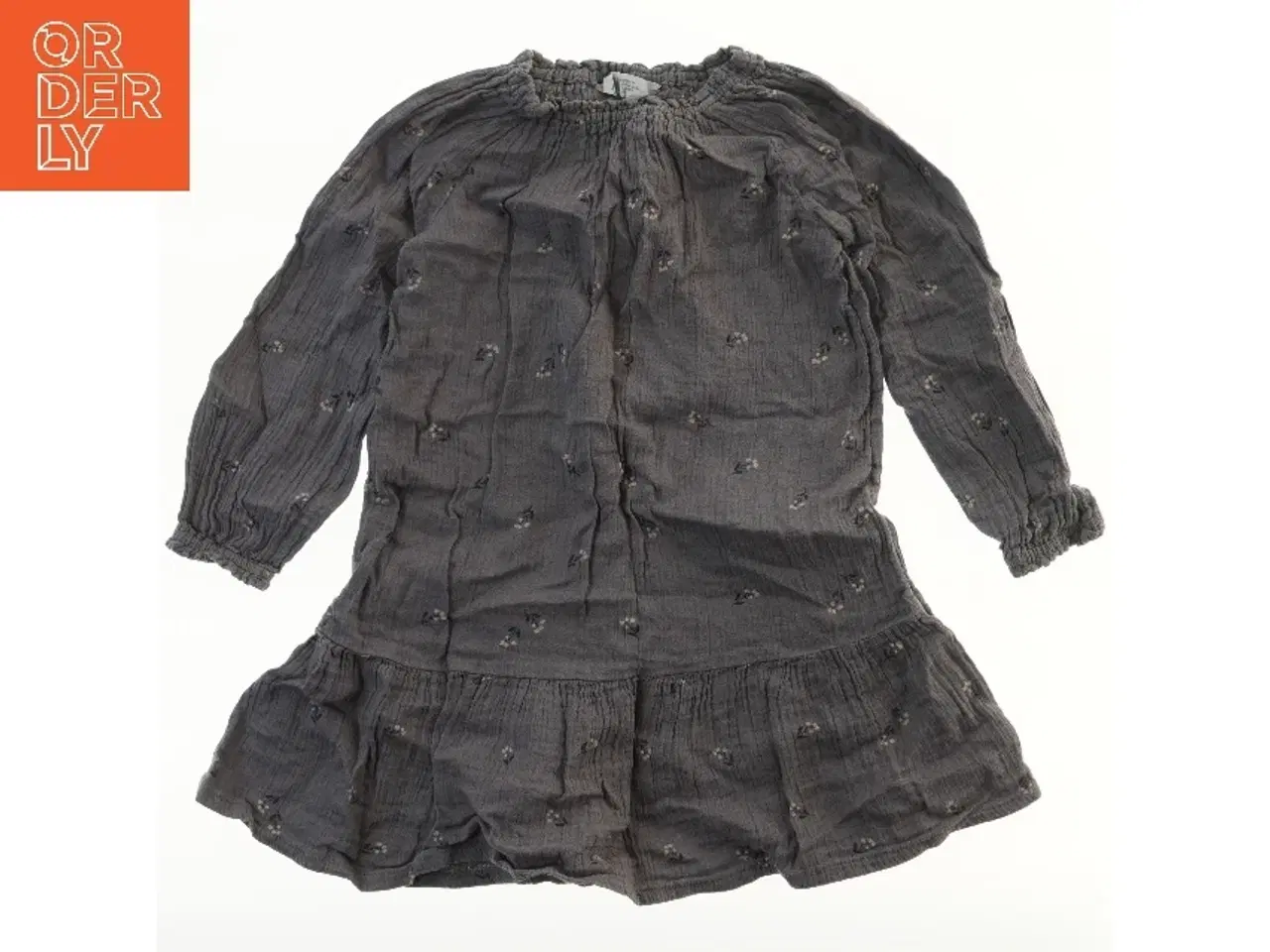 Billede 1 - Langærmet kjole med mønster fra H&M (str. 122)