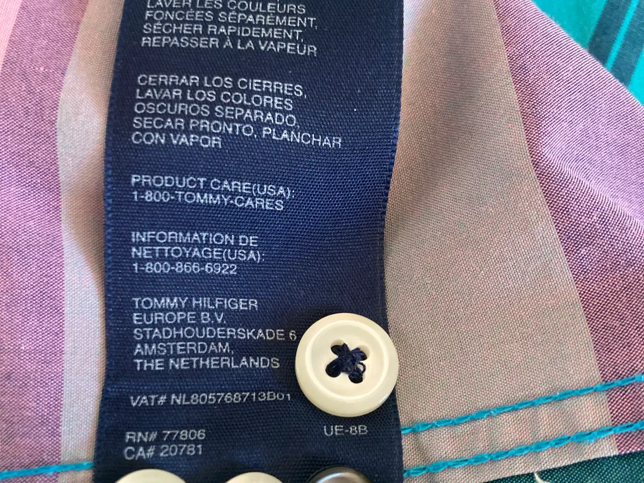 Billede 5 - Kortærmet sommerskjorte fra Hilfiger