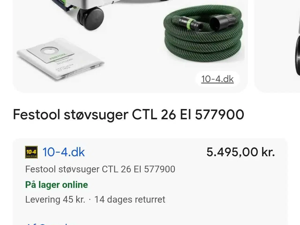 Billede 1 - Festool støvsuger gtl26 