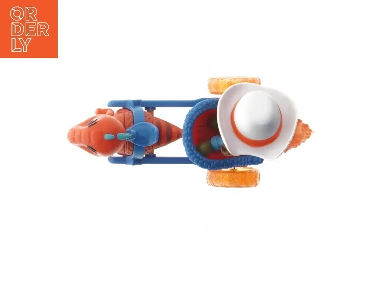 Billede 5 - Dino Ranch dinosaur med vogn og cowboy figur (str. 17,5 cm)