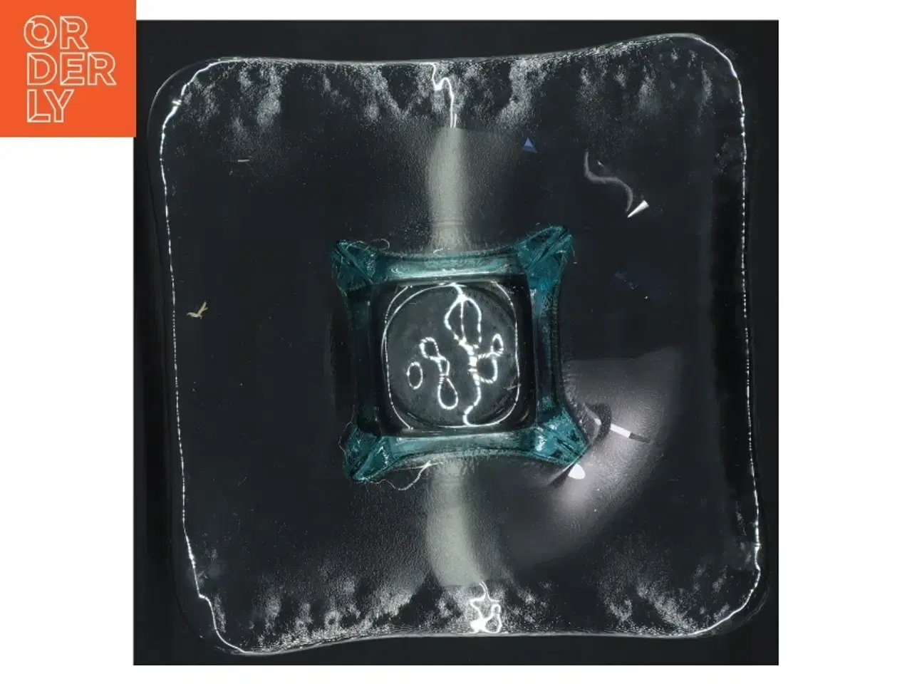 Billede 3 - Glas skål (str. 20x20x6 cm)