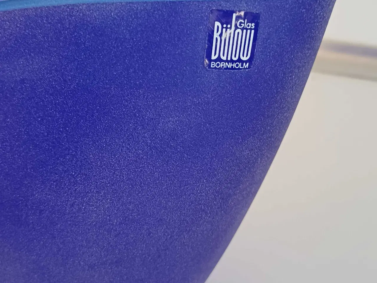 Billede 1 - Blå Bulow vase 