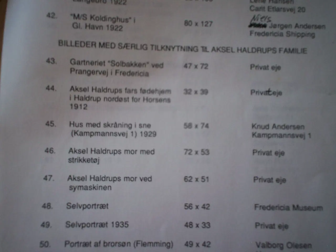 Billede 7 - Aksel Haldrup,  Sandal, Kampmannsvej 1-3