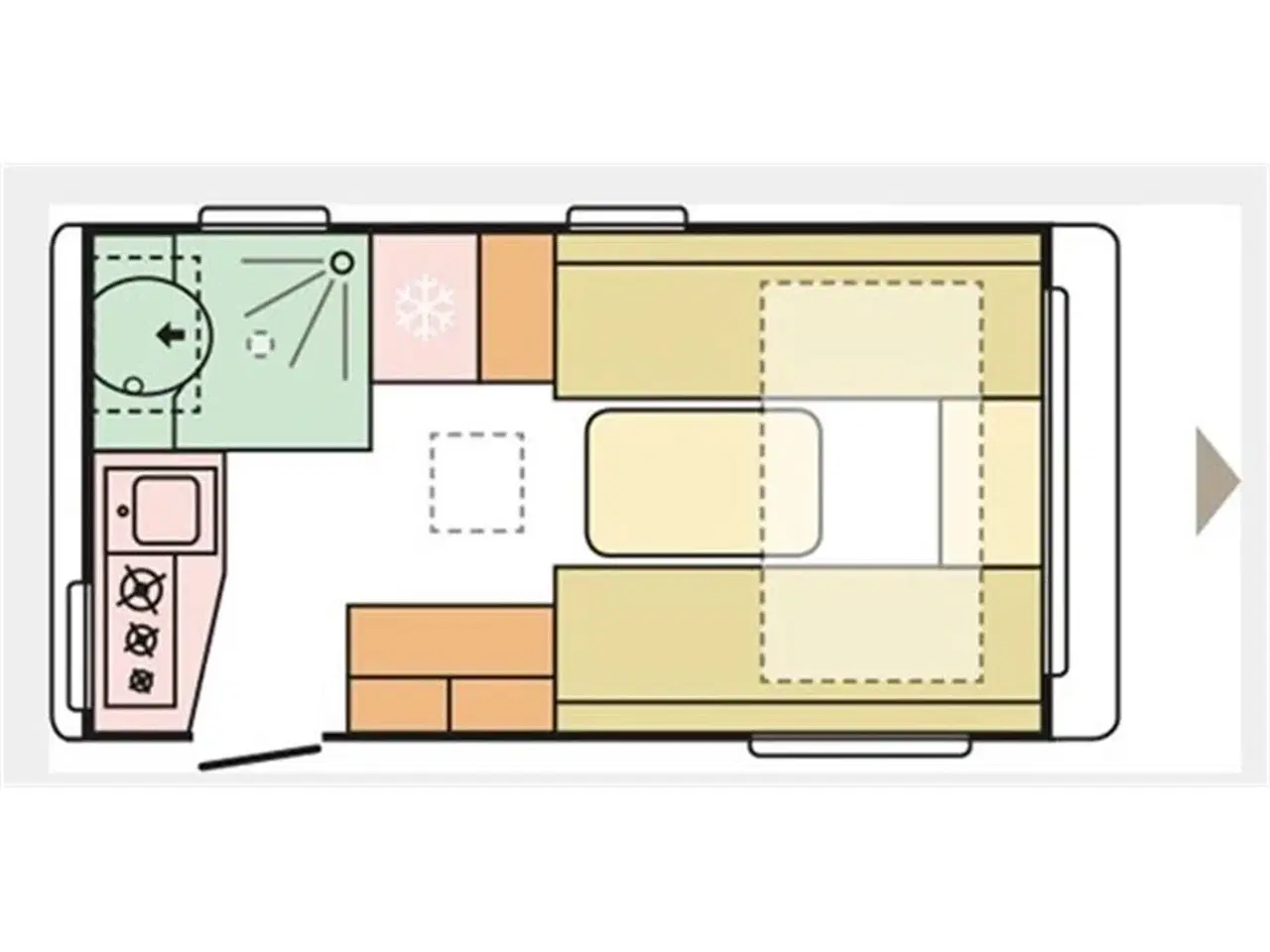 Billede 4 - 2022 - Adria Action 391 LH Så god som ny - Adria Action 391 LH Model 2022 - Kommer snart hos Camping-Specialisten i Silkeborg