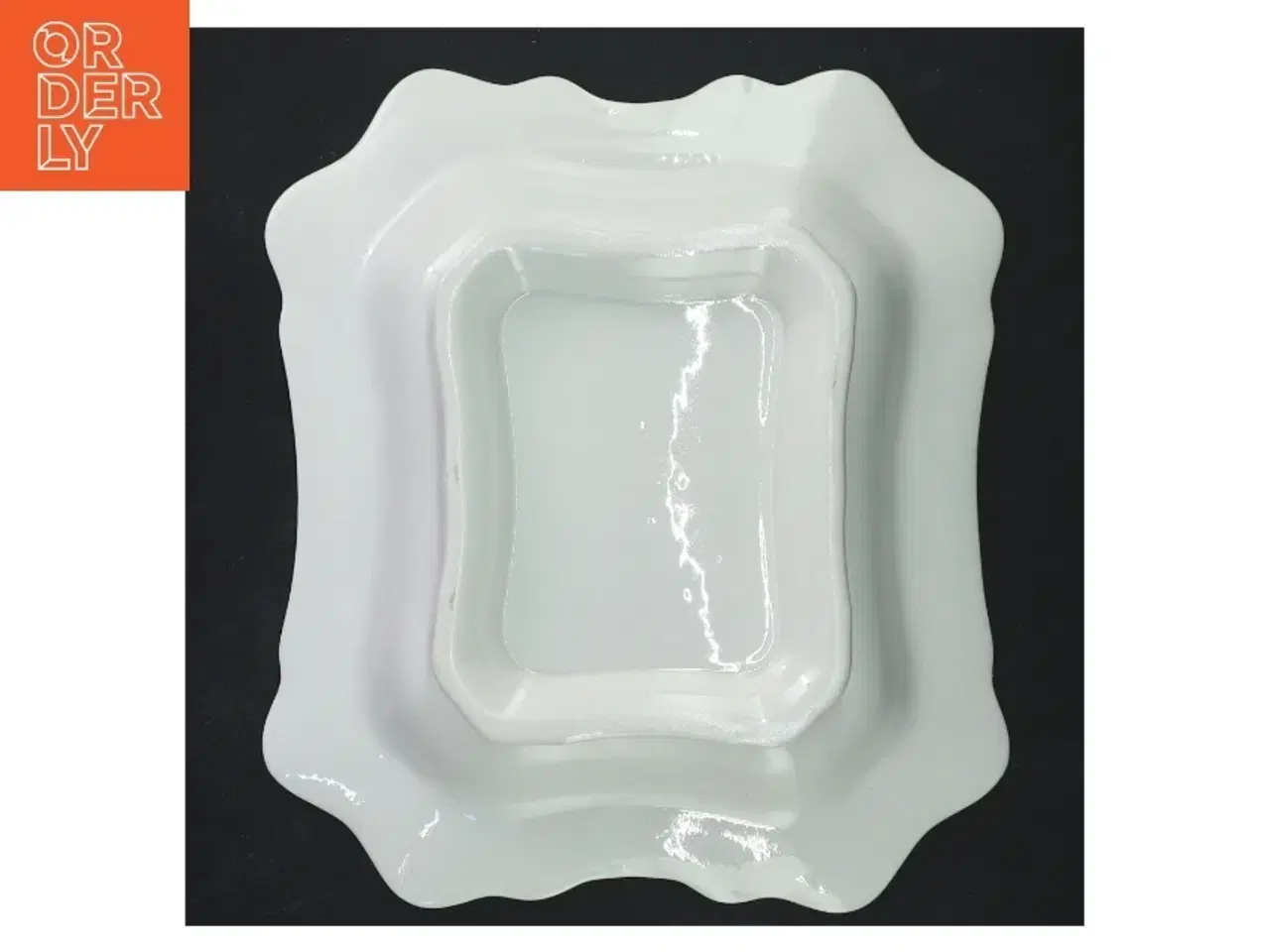 Billede 2 - Gustavberg Blå Blom skål (str. 23x20x4 cm)