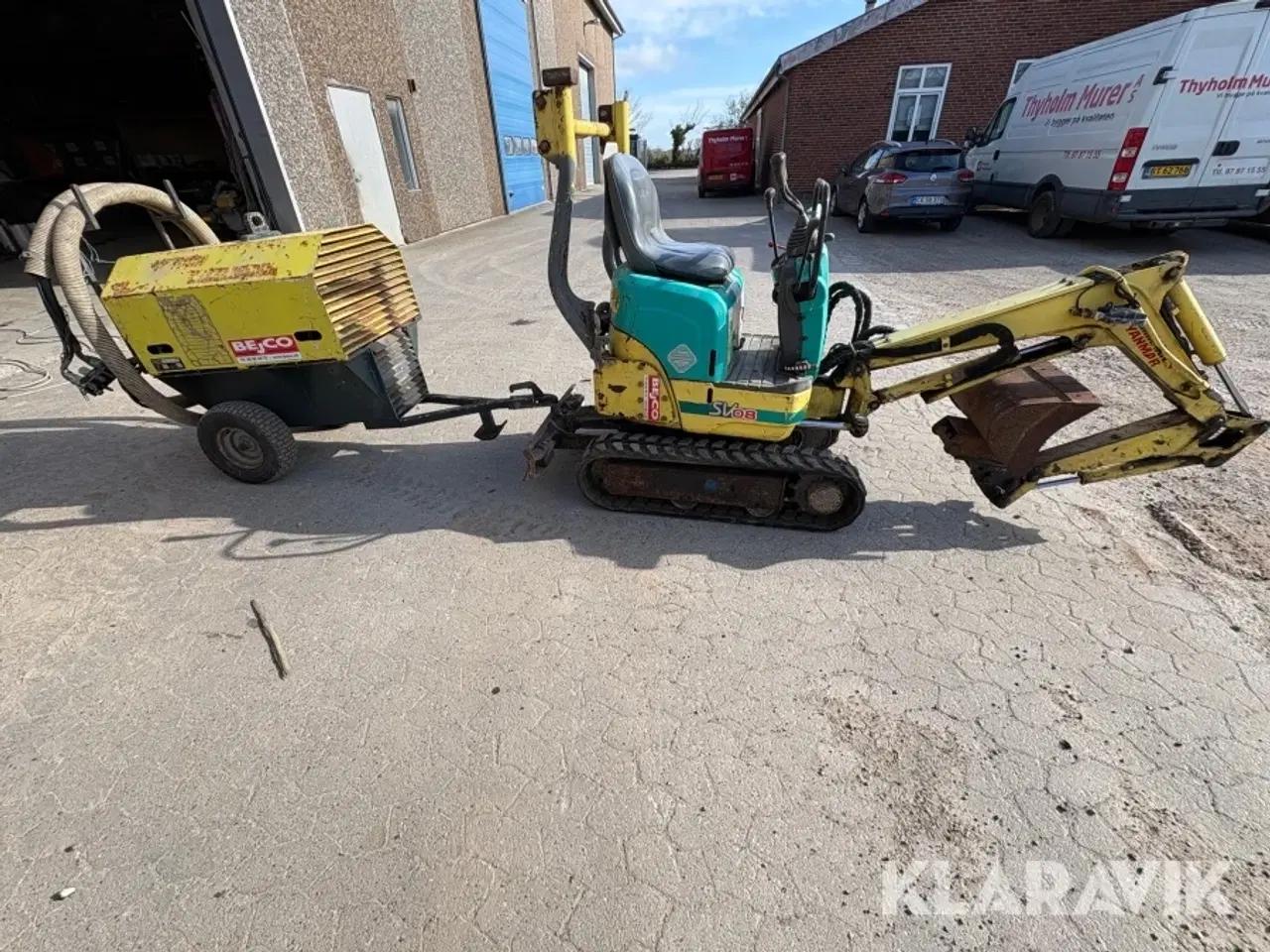 Billede 3 - Gravemaskine med løs hydraulik station Yanmar SV08-1