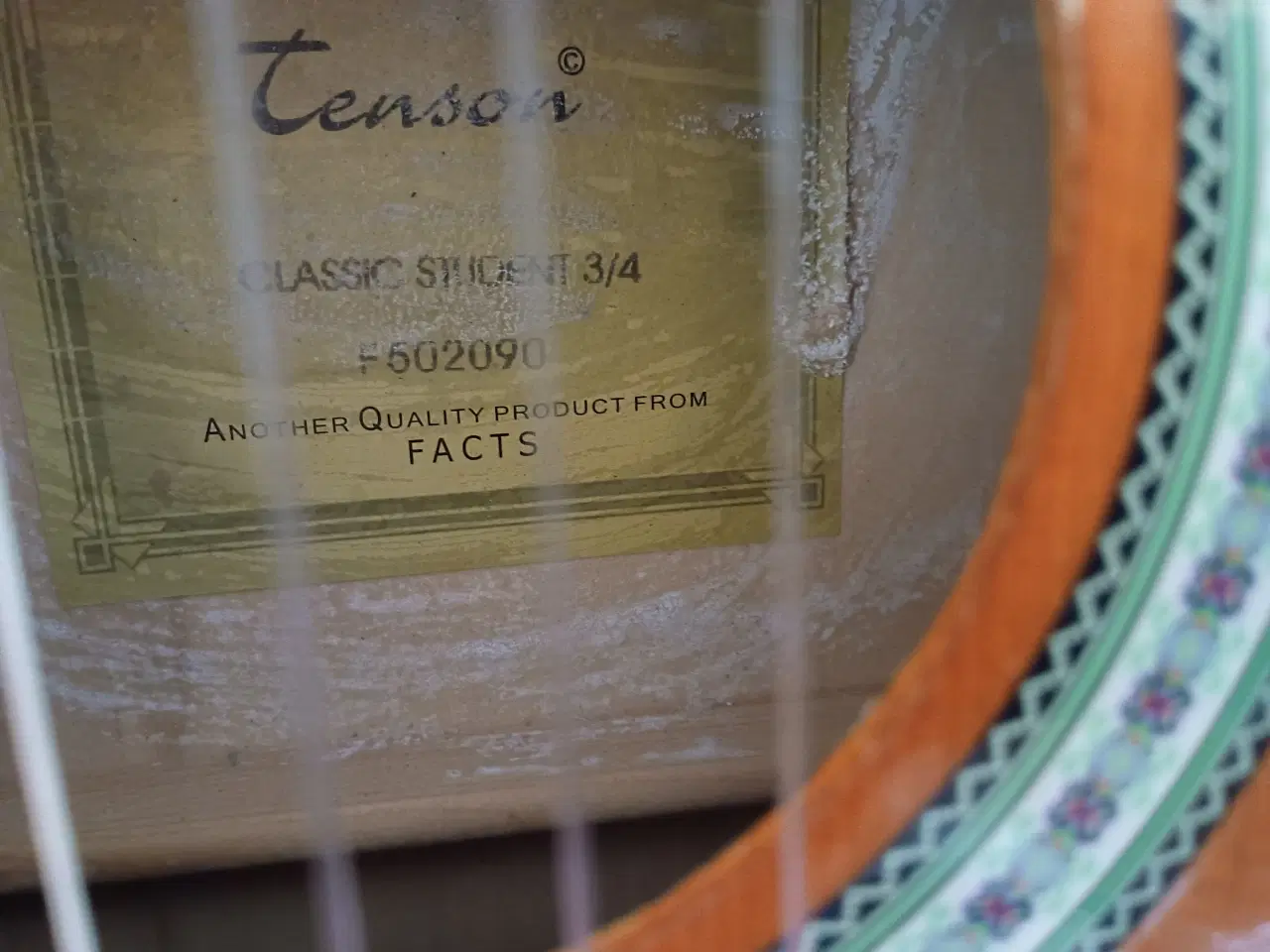 Billede 4 - Tenson Classic Student 3/4 guitar.