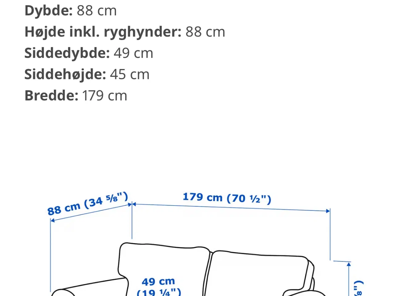 Billede 2 - Grøn EKTORP sofa