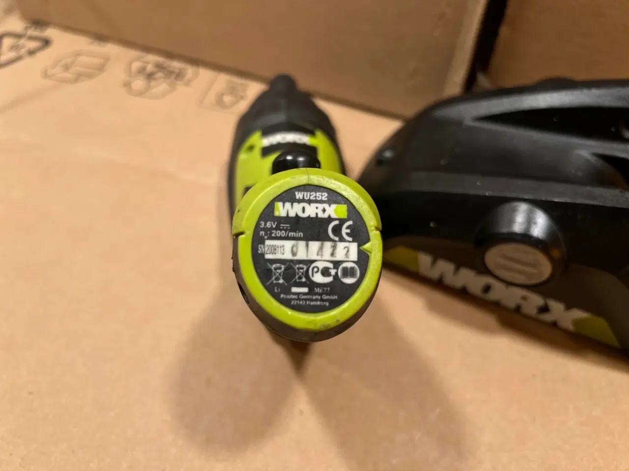 Billede 4 - Worx WU252 SD Slider – Robust batteriskruetrækker