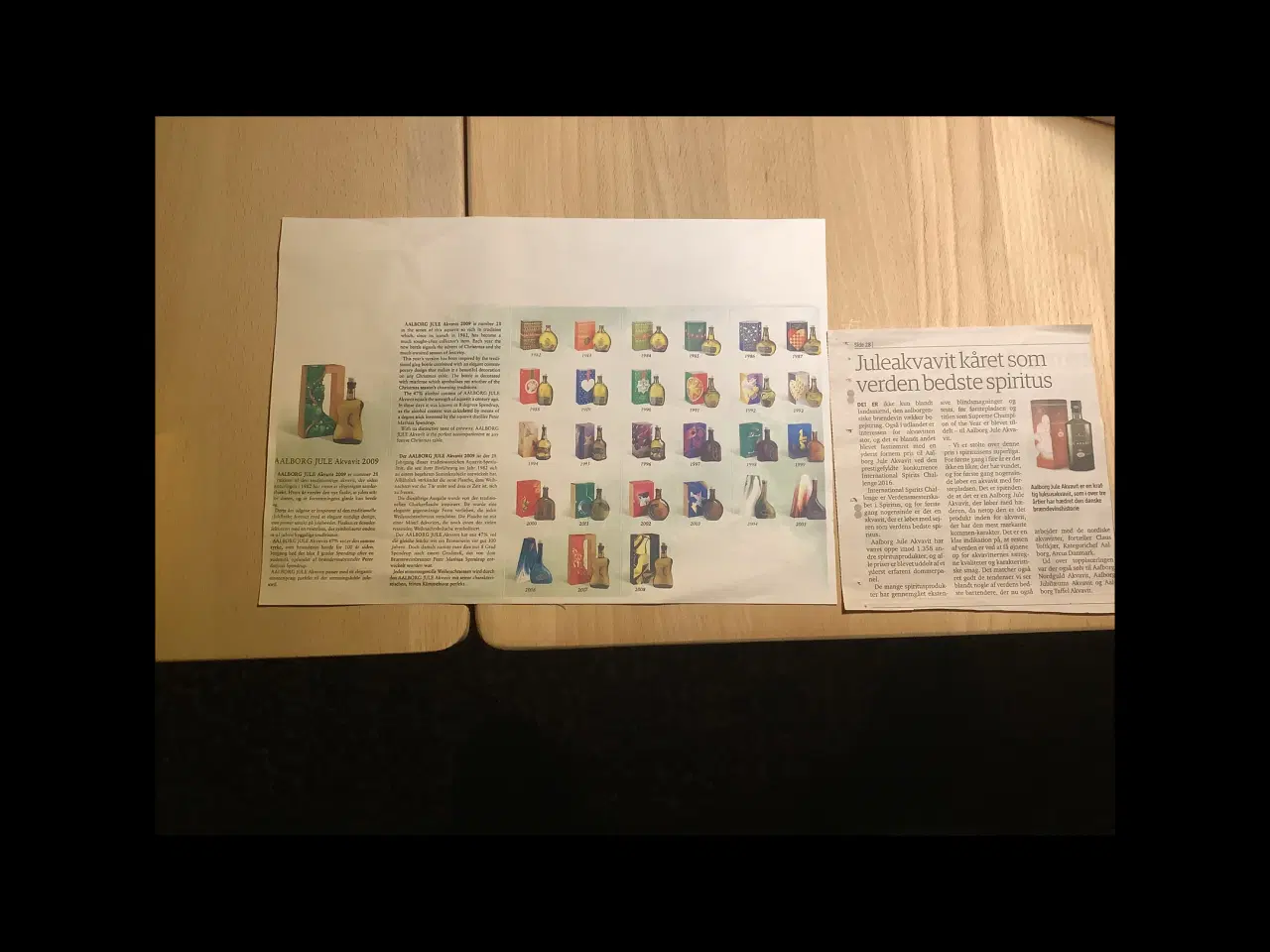 Billede 3 - Samlerobjekter Aalborg juleakvavit 