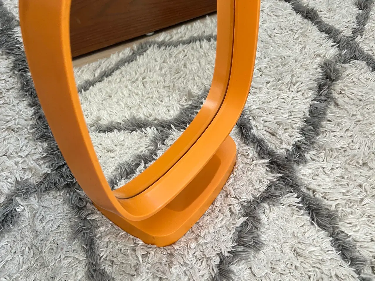 Billede 3 - Vintage orange makeupspejl fra 1970’erne 