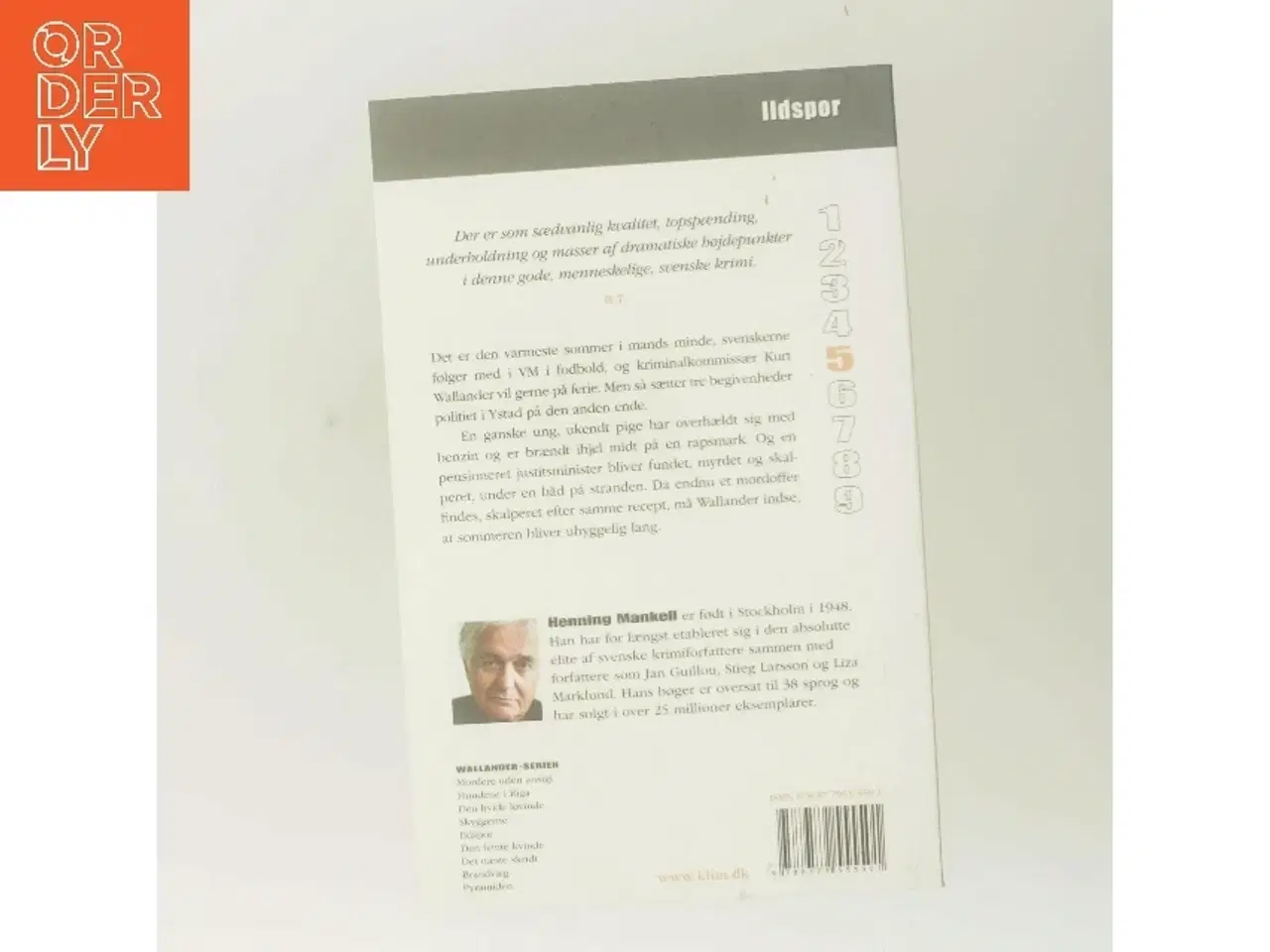 Billede 3 - Ildspor af Henning Mankell (Bog)