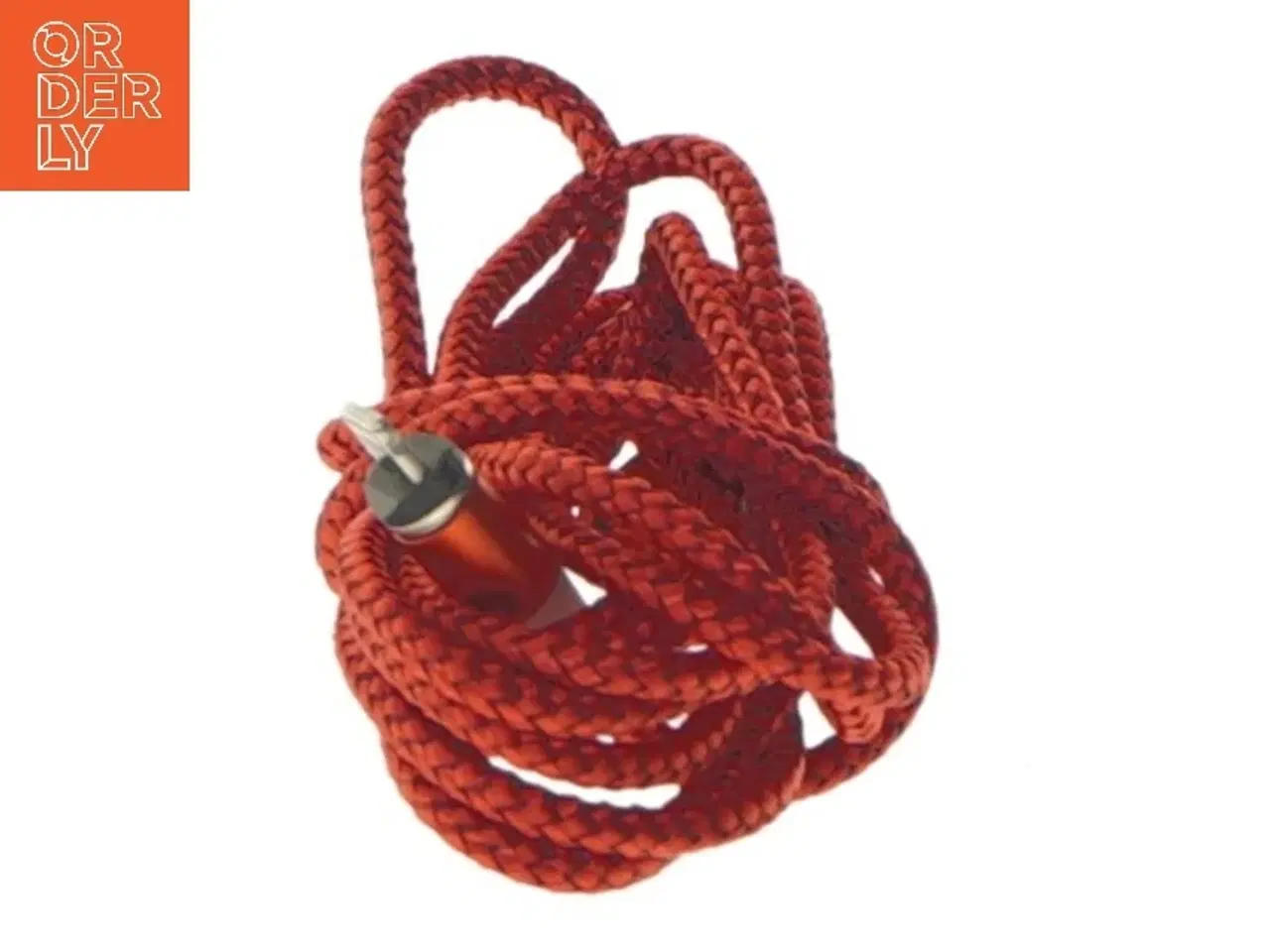 Billede 2 - USB kabel med flettet orange cover (str. 188 cm)