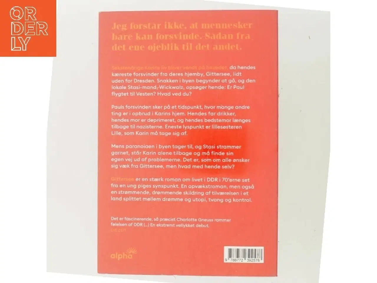 Billede 3 - Gittersee : roman af Charlotte Gneuss (f. 1992) (Bog)